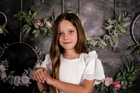 Quinn Girls Black Floral
